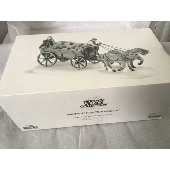 Dept 56 New England Village - Harvest Pumpkin Wagon - Picture 5 of 5